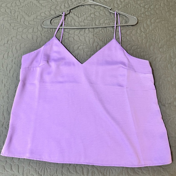 a new day Tops - A New Day Purple Camisole with Spaghetti Straps